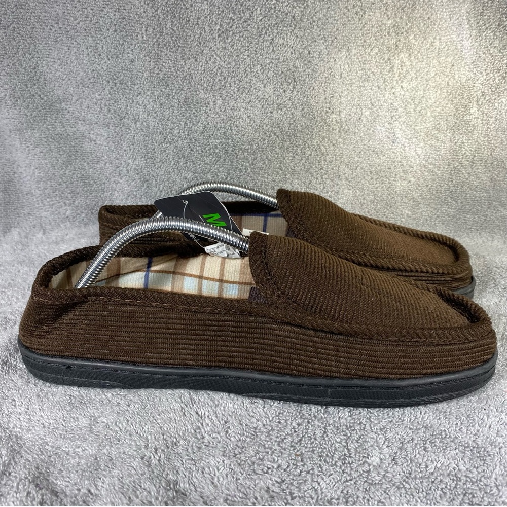 Mens Light Weight Slippers Brown Size‎ 11-12 New